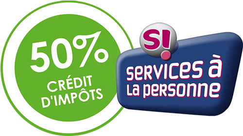 50% crédit d'impôts si services à la personne