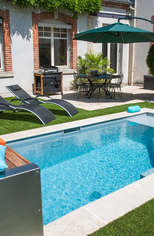 Piscine citadine 4,5 x 2,20 m
