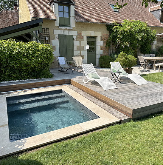 mini piscine - paysagiste pisciniste Tours Amboise